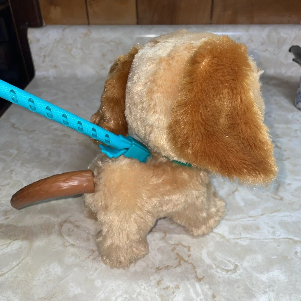FurReal Walks-A-Lot Blue Eyed‎ Brown Dog - Leash/Collar/Batteries Included